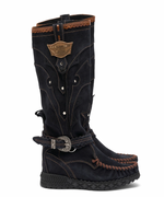 El Vaquero Italy Nyla Silverstone Carbon Boots