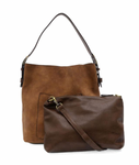 Joy Susan Hobo Faux Suede Handbag