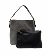Joy Susan Hobo Faux Suede Handbag