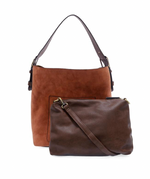 Joy Susan Hobo Faux Suede Handbag