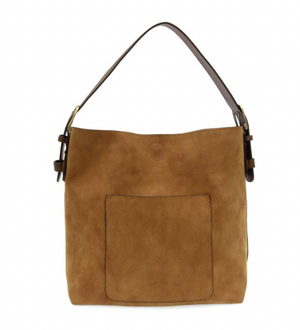 Joy Susan Hobo Faux Suede Handbag