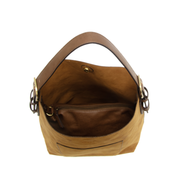 Joy Susan Hobo Faux Suede Handbag