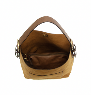 Joy Susan Hobo Faux Suede Handbag
