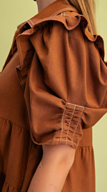 GiGiO Linen Button Up Shirt Dress