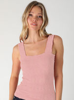 Nikibiki Lace Textured Square Top
