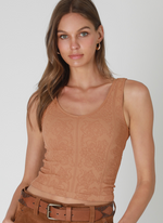 Nikibiki Reversible Lace Textured Top