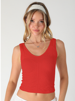 Nikibiki Reversible Lace Textured Top