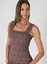 Nikibiki Lace Textured Square Top