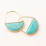 Scout Stone Prism Hoop Earrings