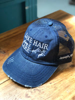Lake Hair Distressed Trucker Hat $24 - tempting-teal-boutique