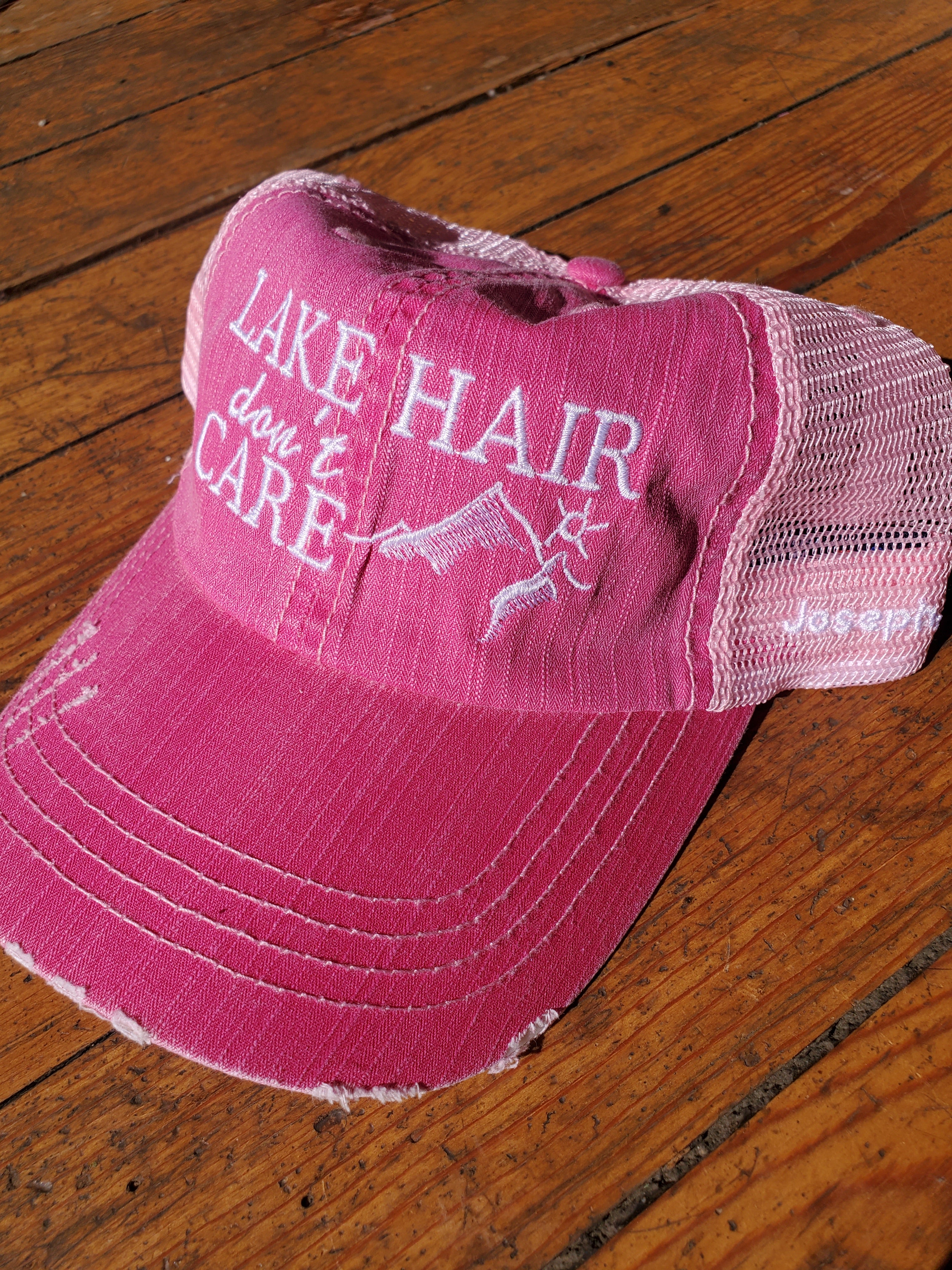 Lake Hair Distressed Hat Assorted Colors