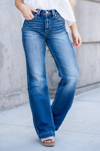 Kancan High Rise Holly Flare Jeans Medium