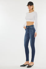 KanCan Valerie Ultra High Rise Super Skinny Jeans in Dark