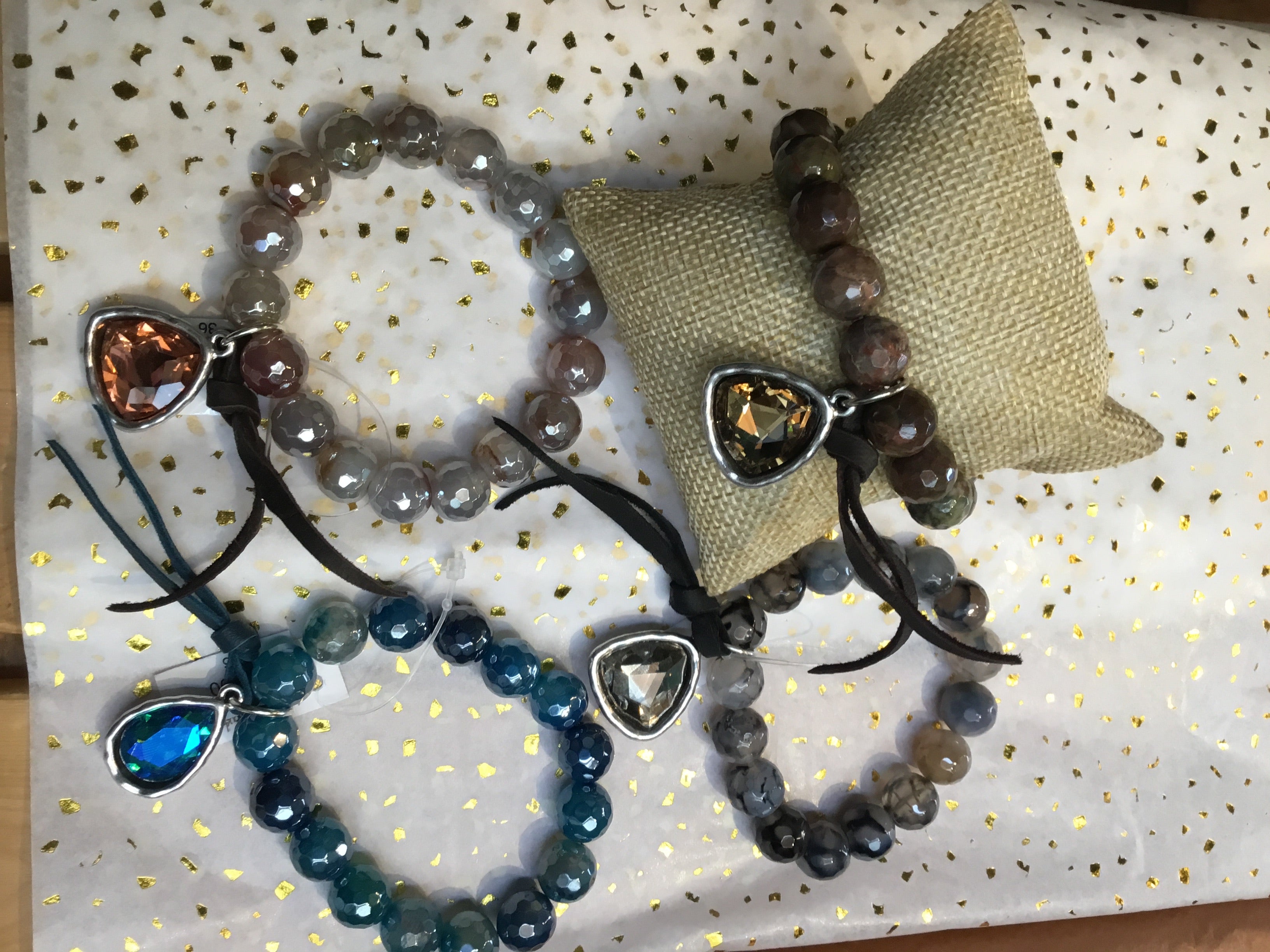 Chunky Jewel Bracelets